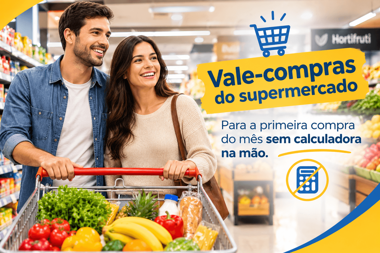 Vale-compras do supermercado